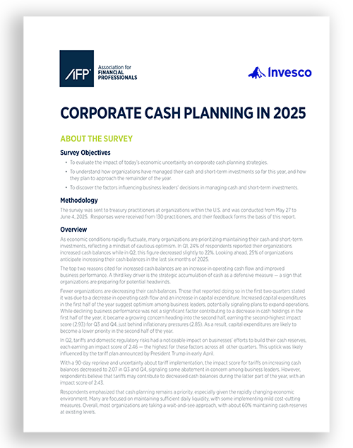 Cash Survey
