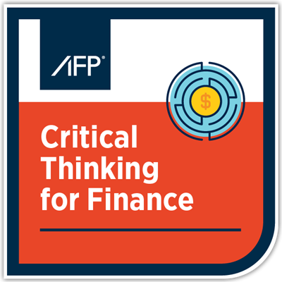 Critical Thinking for Finance Critical Thinking for Finance